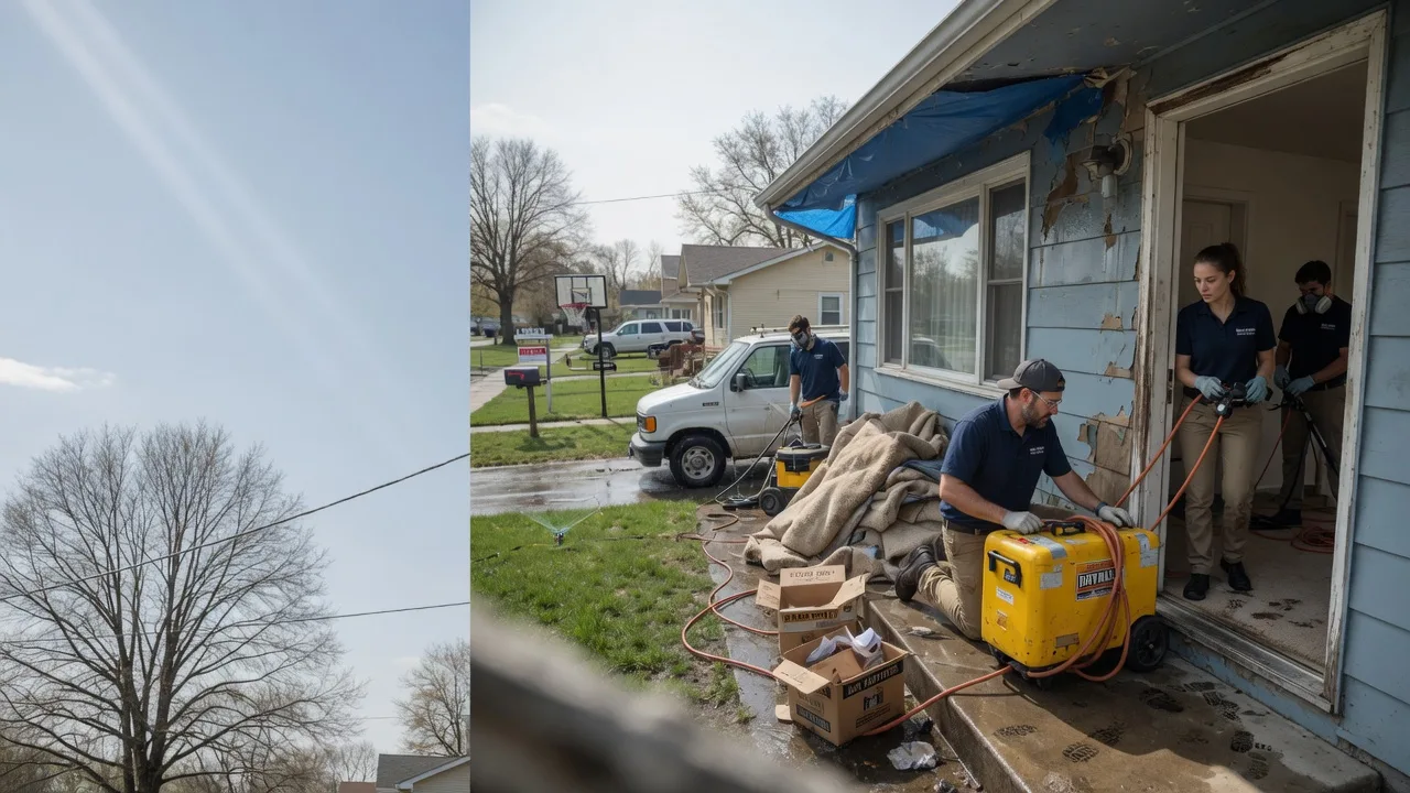 Basement Flood Cleanup in Windham, OH near me